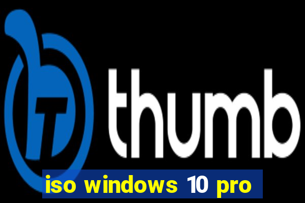 iso windows 10 pro